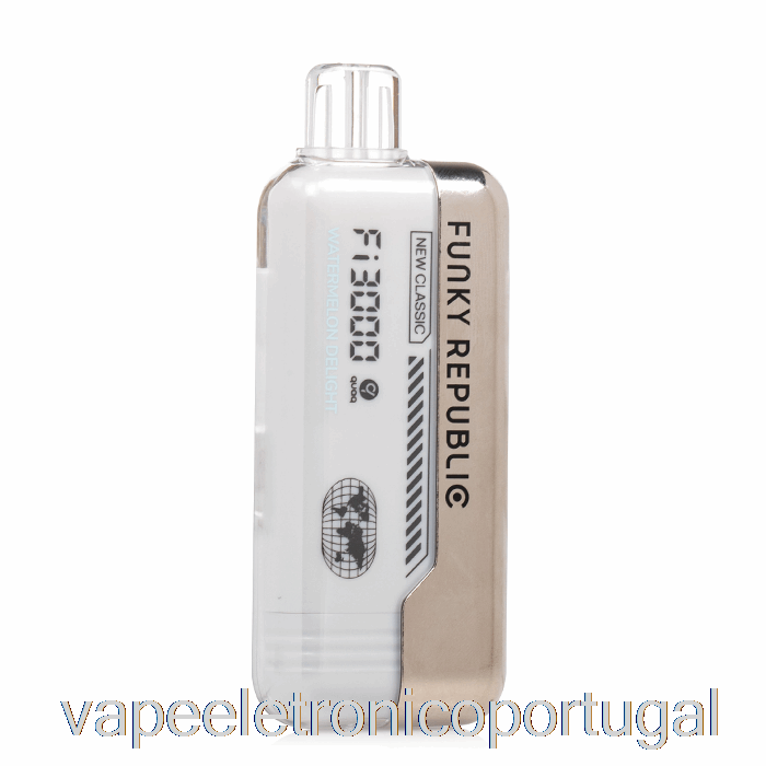Vape Eletrônico Funky Republic Fi3000 Descartável Melancia Delícia